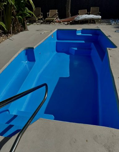 Fiberglass Pool After